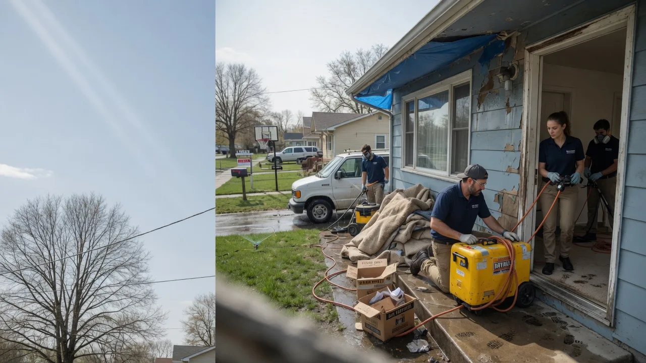 Basement Flood Cleanup in Olyphant, PA near me